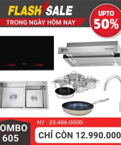 Combo 605 thiết bị nhà bếp cao cấp 6 món