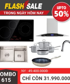 Combo 615 bếp từ Kocher và 5 món thiết bị nhà bếp