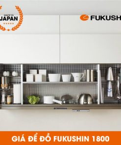 Giá để bát nâng hạ sấy khô tự động Fukushin Nhật Bản 1800mm
