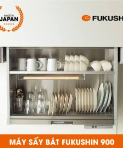 Giá để bát nâng hạ sấy khô tự động Fukushin Nhật Bản 900mm