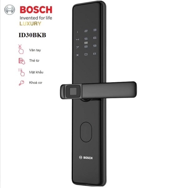 Khóa cửa thông minh vân tay Bosch ID 30BKB