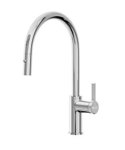 Vòi rửa bát dây rút 2 đường nóng lạnh Konox Alto Chrome