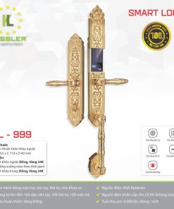 Khóa cửa đại sảnh thông minh vân tay Kassler KL-999