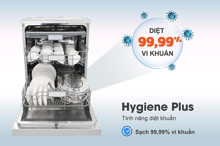 Hygienne Plus máy rửa bát bosch SMI68MS04E