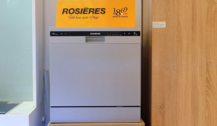 máy rửa bát mini đặt bàn 8 bộ Rosieres RDCP 8S-04