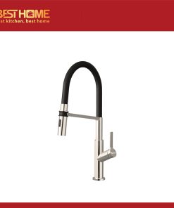 Vòi rửa bát thân mềm Tema Black