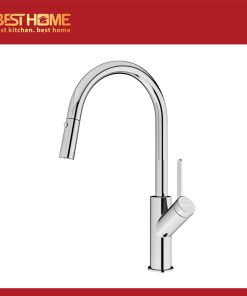 Vòi rửa bát dây rút Ponte Chrome