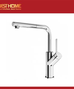 Vòi rửa bát dây rút Artan Chrome