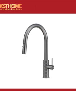 Vòi rửa bát dây rút Venice Gun Metal