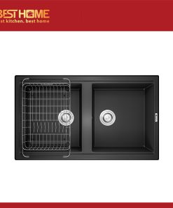 Chậu rửa bát Granite Sink Phoenix Smart 860 – Black