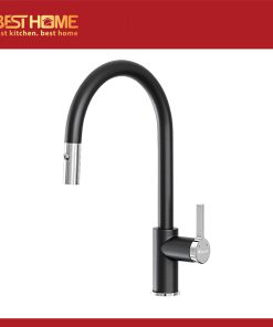 Vòi rửa bát dây rút Alto Black