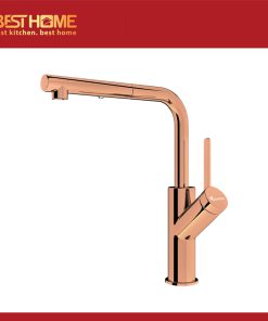 Vòi rửa bát dây rút Artan Rose Gold