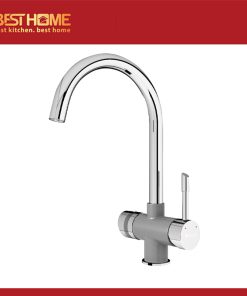 Vòi rửa bát ba đường nước Trim-Water Grey