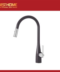 Vòi rửa bát dây rút Curva Black