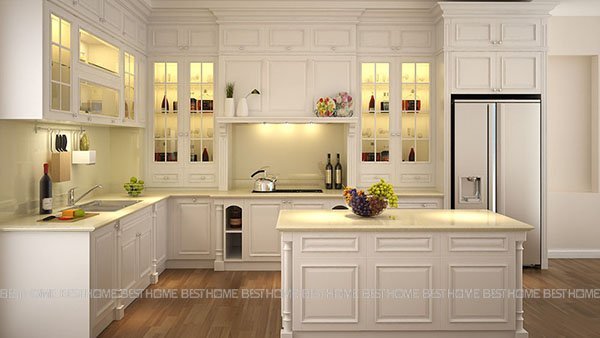 Xu hướng mẫu thiết kế không gian bếp đẹp cho phòng bếp hiện đại năm 2024