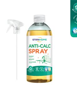 Siêu tẩy cặn canxi nước cứng cho mọi bề mặt và thiết bị trong nhà Anti Calc Stanhome tiêu chuẩn Air Label Ccore 500ml