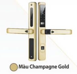 Khóa cửa thông minh Kassler KL-599 SLIDE CHAMPAGNE GOLD APP