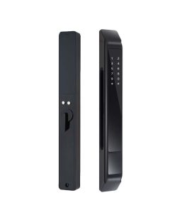 Khóa cửa nhôm vân tay hubert HB CN79 Black App wifi