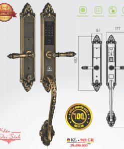 Khóa đại sảnh tân cổ Kassler KL-969 GR