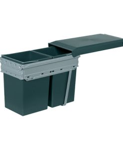 Thùng rác Hafele 2 ngăn, có ray kéo